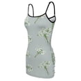 thumbnail image 5 of Ladies Elegant Sling Sleeveless Sexy Dress flowers, 5 of 6