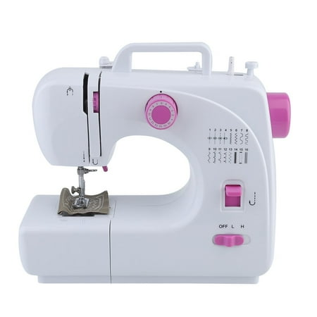 Electric Sewing Machine Portable Mini with 16 Built-in Stitches, Speed adjustable, Embroidery,Foot Pedal