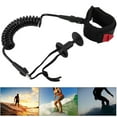 thumbnail image 4 of Correa de muñeca enrollable para bodyboard, accesorios de surf, 5,5 mm/1,5 m, color negro, 4 of 9