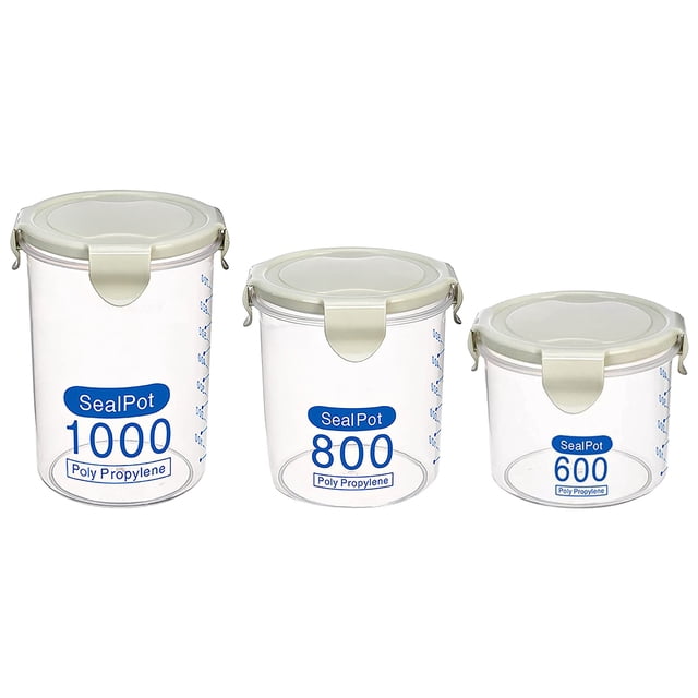 Hinati Clearance Sale Promotion Food Storage Containers Combination Kitchen Storage Box Airtight Food Storage Containers Dry Food Canisters for Microwave, Oven, Freezer and Dishwasher
