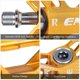 thumbnail image 4 of Folding Bike Pedals Aluminium Alloy Flat Bicycle Platform Pedals Mountain Bike Pedals Cycle Pedals, 4 of 5
