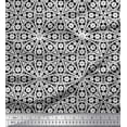 thumbnail image 1 of Soimoi Georgette Viscose Fabric Floral Block Print Fabric by the Yard 42 Inch Wide, 1 of 5