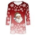 thumbnail image 5 of Christmas Sweatshirts for Women Sweatshirts Trendy Plus Size Fall Tops 2025 Long Sleeve Tops Casual Lightweight Long Sleeve Pullover Tops, 5 of 6