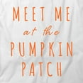 thumbnail image 2 of Meet Me At The Pumpkin Patch T-Shirt | Fall Seasonal White Tee Gift, 2 of 5