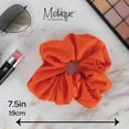 thumbnail image 5 of Motique Accessories Jumbo Cotton Scrunchie Hair Tie - Orange, 5 of 5