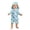 00#Blue56, variant on Lullu Boys Long Sleeve Rash Guard One-Piece Swimsuit with Hat Bathing Suits, Sizes 3M-3T
