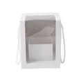 thumbnail image 1 of Cajas de papel de regalo cuadradas para favores de banquete de L blanco Yuyangstore caja del paquete, 1 of 8