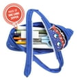 thumbnail image 3 of ZIPIT Monster Pencil Case for Boys, Holds up to 30 Pens, Machine Washable, Made of One Long Zipper! (Blue), 3 of 10