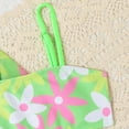 thumbnail image 6 of Utlike 3 Pack Girls Swimsuit With Floral Cover Up Cute Cartoon Print Toddler Bikini Set For Beach Pool Summer Swimwear Outfit Bikini Set For Beach Play Size 2 Years-3 Years, 6 of 6
