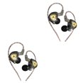thumbnail image 3 of Methold ZX3 Auriculares con cable Auriculares intrauditivos dinámicos de 360 grados Auriculares para interiores y exteriores con cubierta de Negro sin micrófono 2Conjunto, 3 of 6