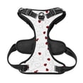 thumbnail image 5 of Lsque Ladybugs Flying On Dotted Route Dog Harness, No-Pull Pet Harness with 2 Leash Clips, Adjustable Soft Padded Dog Vest with Easy Control Handle for Large Dogs-Large, 5 of 9