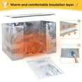 thumbnail image 4 of 24'' Heated Small Rabbit Hutch for Winter, Cat House Outdoor Indoor with Warm Liner, Waterproof Structure, Suitable for Cats, Rabbits, Small Pets (Orange), 4 of 11