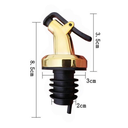 

3PCS Olive Oil Sprayer Liquor Dispenser ABS Lock Wine Pourers Flip Top Drink Wine Stopper Leak-proof