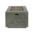 thumbnail image 5 of Bellvue Outdoor 33-Inch Square Fire Pit, Concrete, 5 of 9