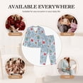 thumbnail image 7 of Fotbe Sea Turtle Pattern Long Sleeve Pajama Set for Women,Sleepwear Set,2-piece Loungewear Set,Soft PJs Comfy Nightwear with Pockets -XX-Large, 7 of 7