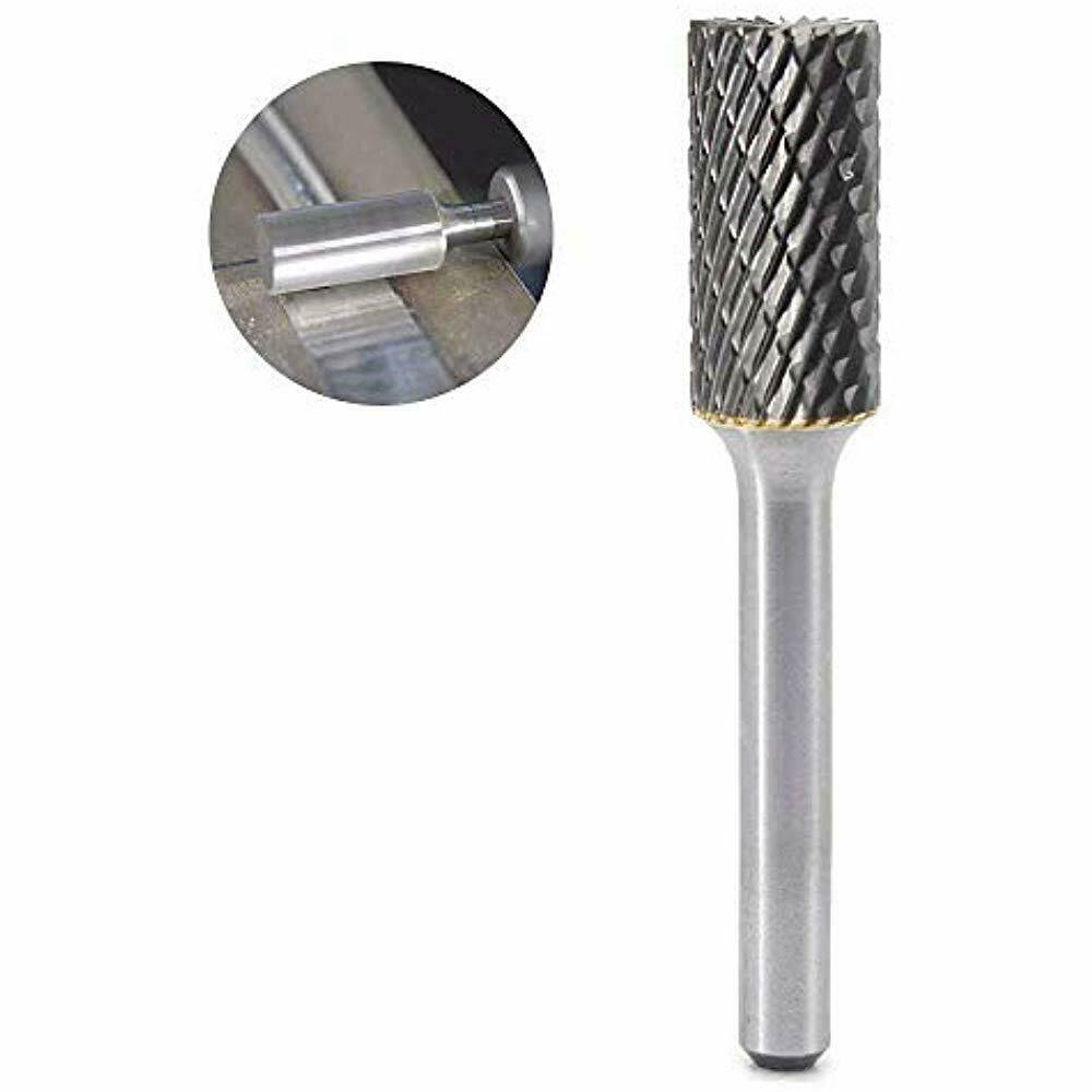 SB5 Tungsten Carbide Burr Cylinder Shape Double Cut Rotary Burrs Dia