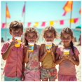 thumbnail image 2 of Vasos desechables CUPLOOV, 350 ml, decoración de playa, piscina, fiesta, 100 unidades, 2 of 9