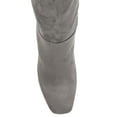 thumbnail image 4 of Journee Womens Elisabeth Block Heel Knee High Boots, 4 of 8