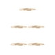 thumbnail image 3 of Banda de Cintura de Moda Qarigey Correas Estrechas Hojas de Metal Multicolor Oro, 3 of 6