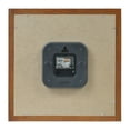 thumbnail image 5 of Seiko 13" Square Medium Brown Wood Wall Clock, Analog, Quartz, QXA469BLH, 5 of 6