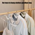 thumbnail image 7 of Space Saving Short Neck Hangers | 5-Pack Non-Slip Plastic Clothes Hangers with Steel Core | Thickened Shoulder-Friendly Design for Wardrobe Organization, 7 of 7