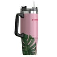 thumbnail image 2 of Outdoors Professional 30-Oz. Stainless Steel Double-Walled Insulated Tumbler with Straw (Tropical Pink), OUTD9225, 2 of 8