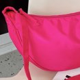 thumbnail image 2 of Bolsas De Hombro Bolsos de hombro para mujer Bolsos cruzados de nailon de media luna Bolsos para niñas (rosa roja) Ehuebsd Para Estrenar, 2 of 9