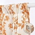 thumbnail image 2 of Alishomtll Fall Autumn Floral Curtains for Living Room Thanksgiving Farmhouse Country Sunflower Linen Curtains Light Filtering Window Drapes,52"x 63", 2 Panels, 2 of 7