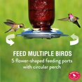 thumbnail image 4 of Comedero para colibríes Perky-Pet Mason Jar 946 ml, color rojo vintage, 4 of 9