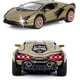 thumbnail image 3 of Toy Car Lambo Sian FKP3 Metal Model Car with Lights and SoundBack Toy Car for Boys 3+ (Army Green), 3 of 4