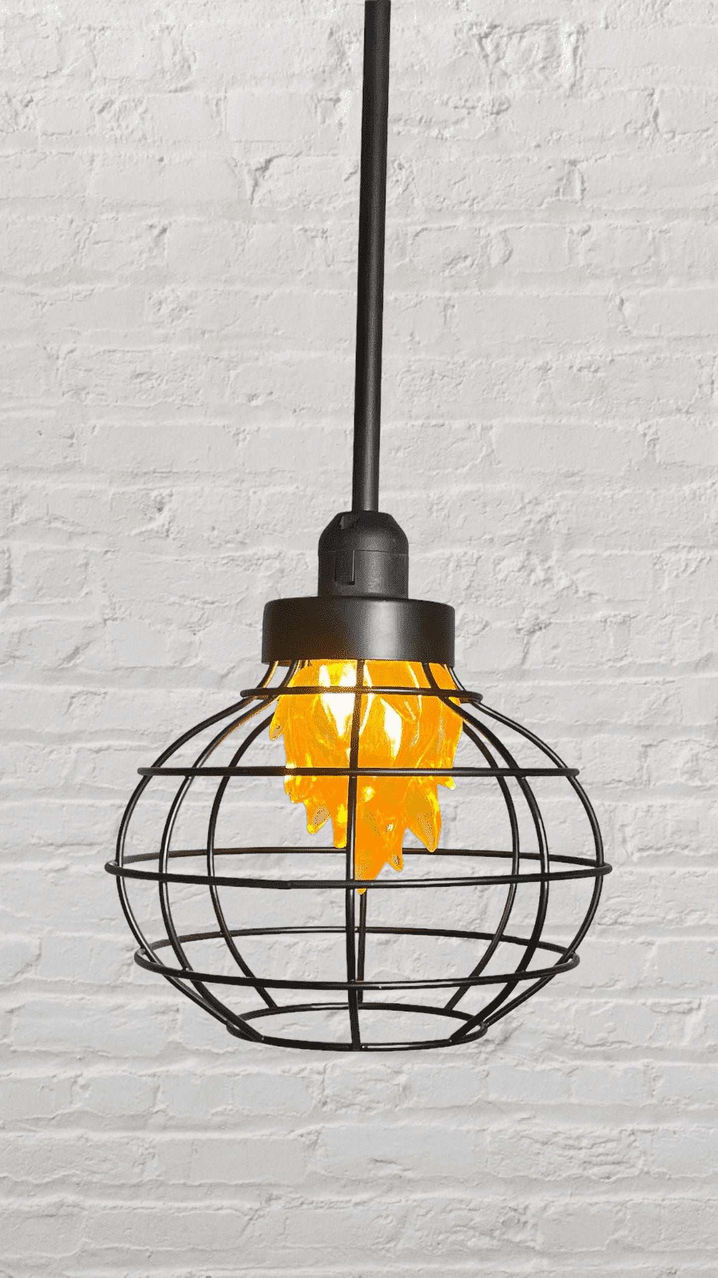 Flame LED Light Bulb, Non-Flickering, 3D Epoxy Resin Fire, Dimmable, 40Watt, 120V, E26 base