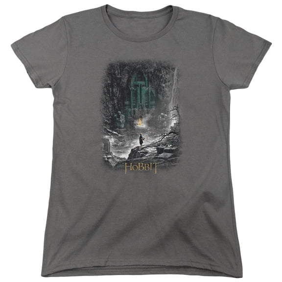 Hobbit Second Thoughts S/S Women's T-Shirt Charcoal