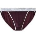 thumbnail image 2 of TANBOM Men's Bulge Enhancing Briefs Mesh Nylon Underwear Brown L 1-Pack, 2 of 6