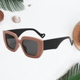thumbnail image 4 of Gafas de sol de moda para mujer con protección UV, antideslumbrantes y antideslizantes. Café, 4 of 8