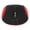 Red, variant on M Buder Noseless Bike Seat Wide Saddle Replacement Thickened Hollow Breathable Brown