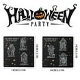 thumbnail image 3 of Halloween Refrigerator Witch Pumpkin Skeleton Stickers Decorative Fridge Set For Home Kitchen Party 6PCS, 3 of 6