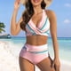 thumbnail image 3 of Gibobby Trajes de Baño para Mujer Nuevo Bikini de color Triangular europeo y americano, traje de baño de talla dividida para mujer(Rosa,XL), 3 of 5