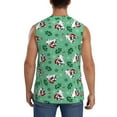 thumbnail image 4 of Balery Christmas French Bulldog Men's Sleeveless Muscle Shirts Workout Tank Top, Moisture Wicking, Odor Protection-X-Large, 4 of 8