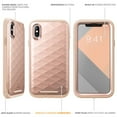 thumbnail image 6 of iPhone X Case, Clayco [Hera Series] Full-body Rugged Case with Built-in Screen Protector, Iphone X, Gold, 6 of 6