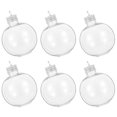 thumbnail image 1 of Plastic Candy Storage Container 6Pcs Leak-Proof Empty Bottles For Household Item Transparent Color Simple Storage Solution, 1 of 5