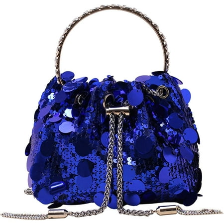 GZhLonKiMa Evening Bag Bling Purse Shimmering Sequins Clutch Purses for Women Wedding Party Cocktail Prom Dinner