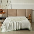 thumbnail image 3 of YELEE Weighted Blanket Queen Size Summer Comforter Cozy Breathable Ultra-Cool Blankets for Hot Sleepers White Blanket 2025, 3 of 7