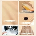 thumbnail image 6 of LmnLft Portable Heated Shawl, Heated Shawl Wraps for Women & Men, 3 Heating Levels USB Heated, Washabel Soft Zipper Blanket Shawl for Winter Spring, 6 of 9