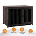 thumbnail image 4 of MCombo No Assembly Wooden Dog Crate Furniture (Large, Brown), 1295, 4 of 7