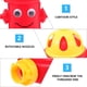 thumbnail image 5 of EeaseMX 1 juguete de agua de dibujos animados, juguete de agua de plástico, juguete de baño, juguete para jugar con agua (rojo), 5 of 8
