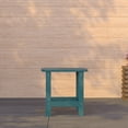 thumbnail image 1 of Merrick Lane Table d'Appoint Adirondack Tout Temps Intérieur/extérieur en Résine Sarcelle, 1 of 12