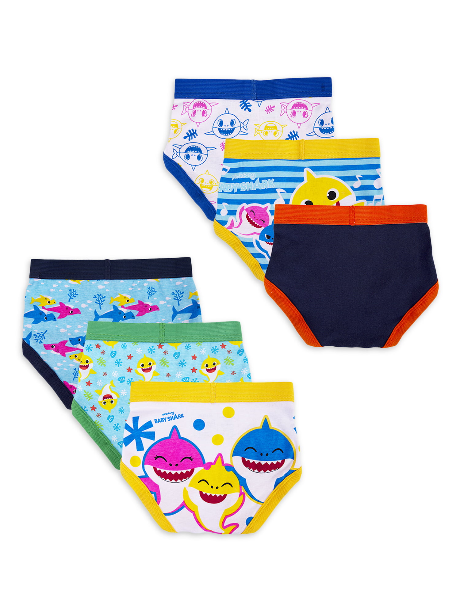 Baby Shark Toddler Boys' Underwear, 6 Pack Sizes 2T-4T - Walmart