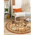 thumbnail image 4 of Rugs.com Pioneer Collection Rug – 8 Ft Round Walnut Medium-Pile Rug Perfect For Kitchens, Dining Rooms, 4 of 9