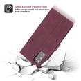 thumbnail image 6 of Samsung Galaxy Note 20 Case, Dteck Leather Flip Folio Wallet Card Holder Case Cover For Samsung Galaxy Note20 6.7 inch, Red, 6 of 11