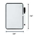 thumbnail image 6 of Cerem Magnetic Dry Erase Board, 6" x 8", Blue Frame with Marker & Magnets - Portable for School, Home, Office, 6 of 9